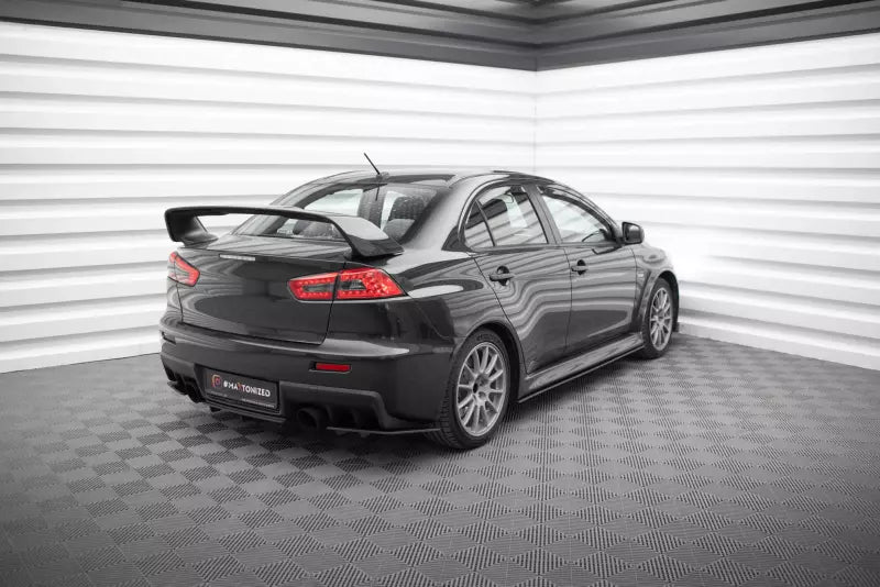 Maxton Design Street Pro Diffusor Flaps für Mitsubishi Lancer EVO X schwarz – Ansicht 4