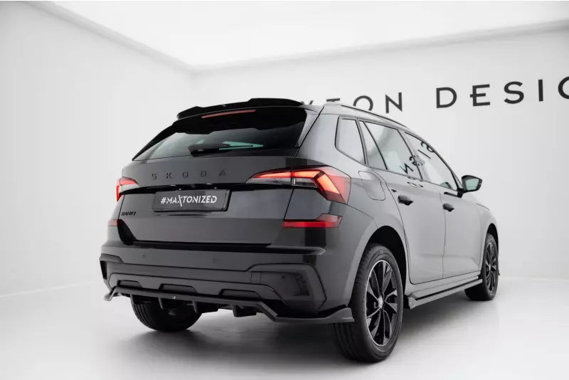 Maxton Design Heckdiffusor für Skoda Kamiq Monte Carlo Mk1 Facelift Hochglanz schwarz – Ansicht 3
