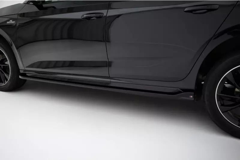Maxton Design Seitenschweller (Paar) für Skoda Kamiq Monte Carlo Mk1 Facelift Hochglanz schwarz – Ansicht 3