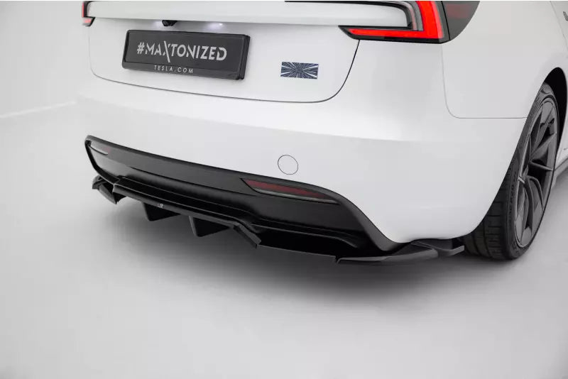 Maxton Design Heckdiffusor V.2 für Tesla Model 3 Performance Mk1 Facelift Hochglanz schwarz – Ansicht 1