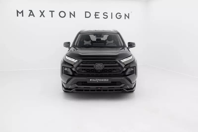 Maxton Design Frontlippe für Toyota RAV4 Adventure Mk5 Hochglanz schwarz – Ansicht 2