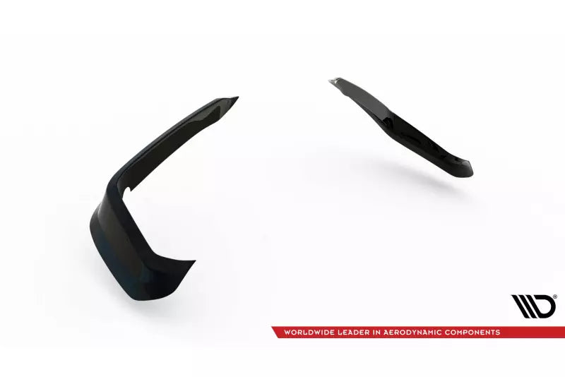Maxton Design Nebelleuchten Abdeckung für VW Golf 7 R Facelift Hochglanz schwarz – Ansicht 1