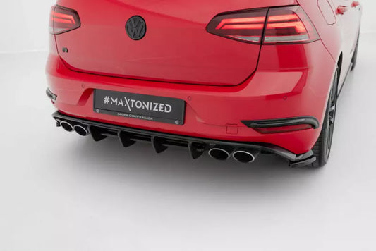 Maxton Design Heckdiffusor für VW Golf R Hatchback 7 R Facelift Hochglanz schwarz – Ansicht 1