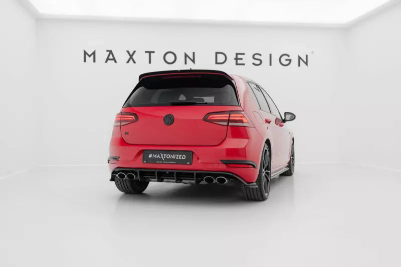 Maxton Design Heckdiffusor für VW Golf R Hatchback 7 R Facelift Hochglanz schwarz – Ansicht 2