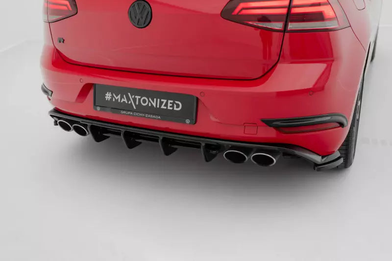 Maxton Design Heckdiffusor für VW Golf R Hatchback 7 R Facelift Hochglanz schwarz – Ansicht 3
