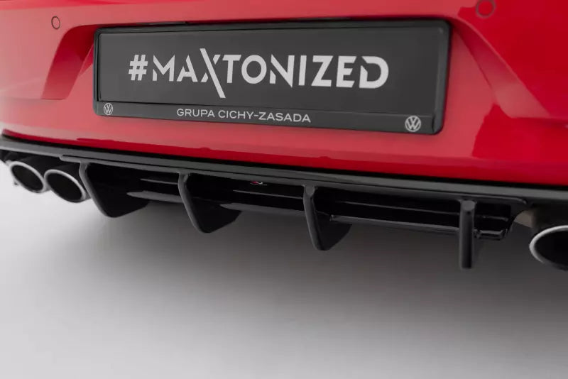 Maxton Design Heckdiffusor für VW Golf R Hatchback 7 R Facelift Hochglanz schwarz – Ansicht 4