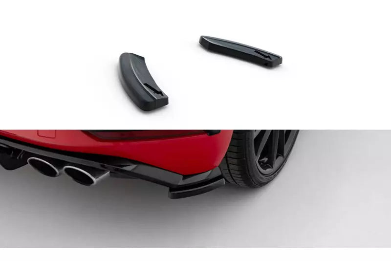 Maxton Design Diffusor Flaps für VW Golf 7 R / R-Line Facelift rot – Ansicht 2