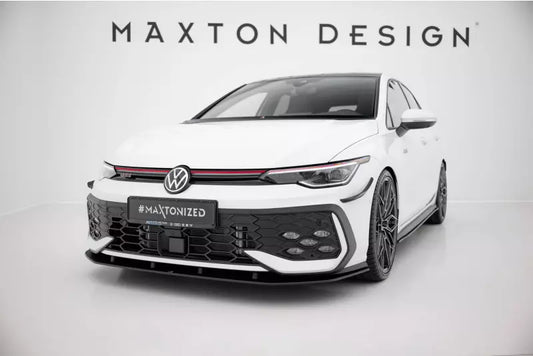Maxton Design Street Pro Frontlippe für VW Golf 8 Facelift GTI / GTE / R-Line schwarz – Ansicht 1
