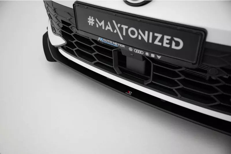 Maxton Design Street Pro Frontlippe für VW Golf 8 Facelift GTI / GTE / R-Line Hochglanz schwarz – Ansicht 3