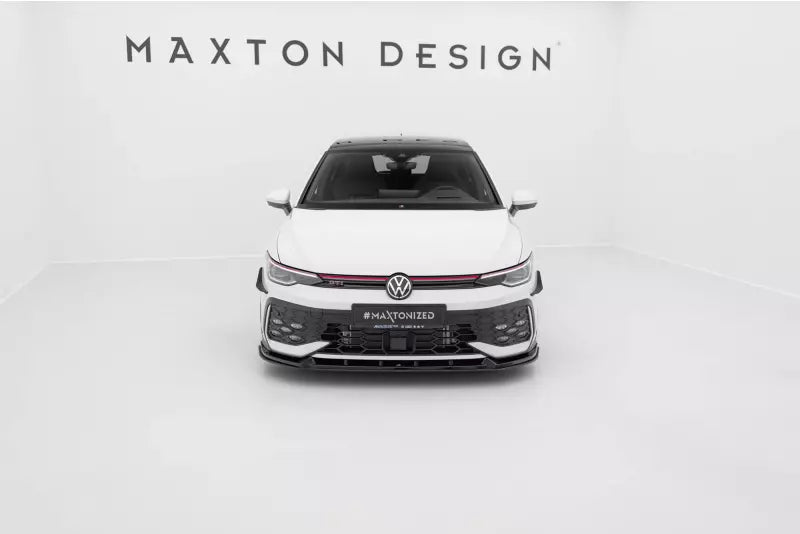 Maxton Design Street Pro Frontlippe V.2 für VW Golf 8 Facelift GTI / GTE / R-Line schwarz – Ansicht 2