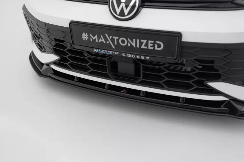 Maxton Design Street Pro Frontlippe V.2 für VW Golf 8 Facelift GTI / GTE / R-Line schwarz – Ansicht 3