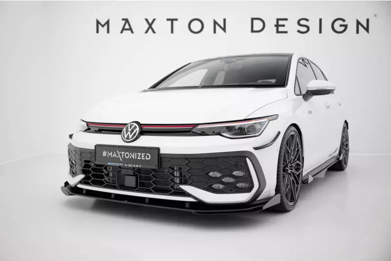 Maxton Design Street Pro Flaps für VW Golf 8 Facelift GTI / GTE / R-Line Hochglanz schwarz – Ansicht 3