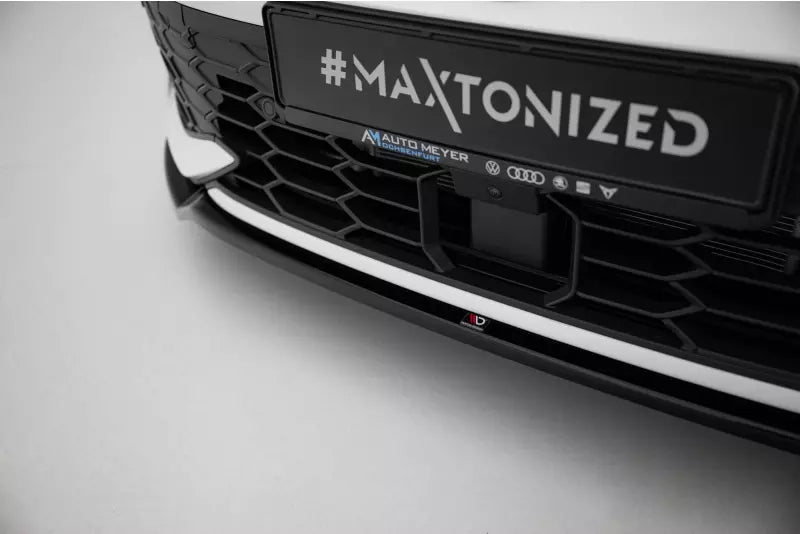 Maxton Design Frontlippe V.3 für VW Golf 8 Facelift GTI / GTE / R-Line Hochglanz schwarz – Ansicht 3