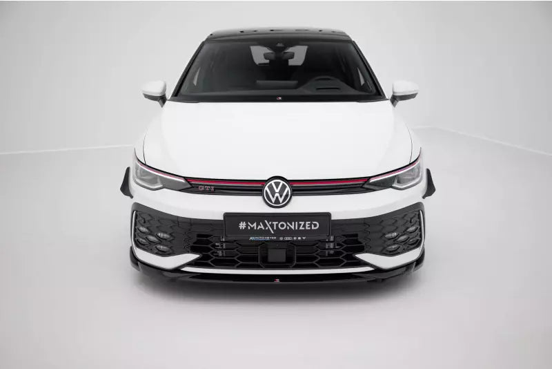 Maxton Design Frontlippe V.4 für VW Golf 8 Facelift GTI / GTE / R-Line Hochglanz schwarz – Ansicht 2