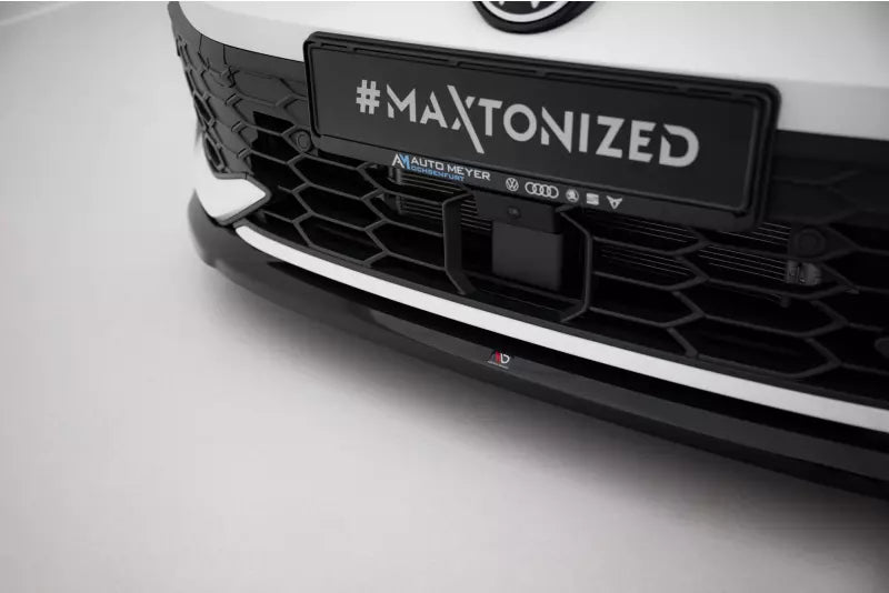 Maxton Design Frontlippe V.4 für VW Golf 8 Facelift GTI / GTE / R-Line Hochglanz schwarz – Ansicht 3