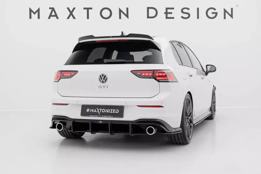 Maxton Design Street Pro Heckdiffusor V.4 für VW Golf 8 GTI schwarz – Ansicht 1