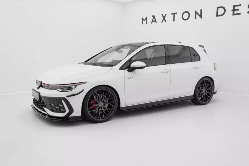 Maxton Design Street Pro Seitenschweller (Paar) V.2 für VW Golf 8 Facelift GTI / GTE / GTI Clubsport / R-Line schwarz – Ansicht 2