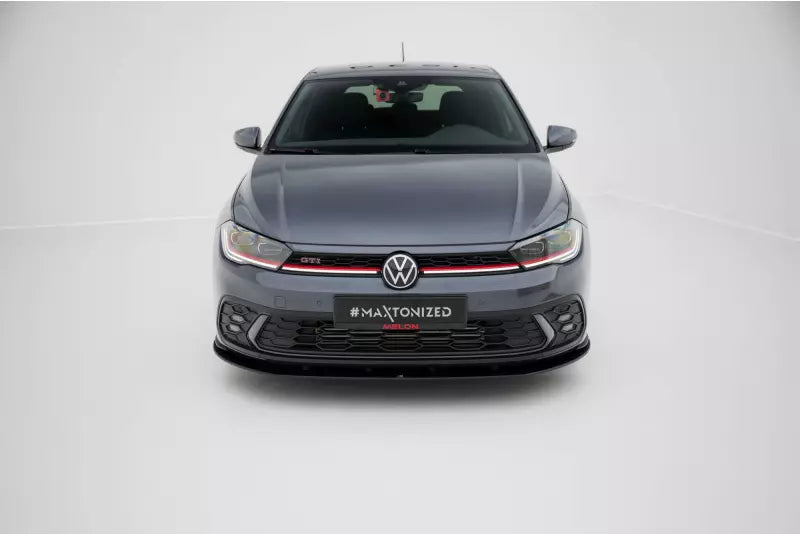 Maxton Design Street Pro Frontlippe für VW Polo GTI Mk6 Facelift schwarz – Ansicht 2