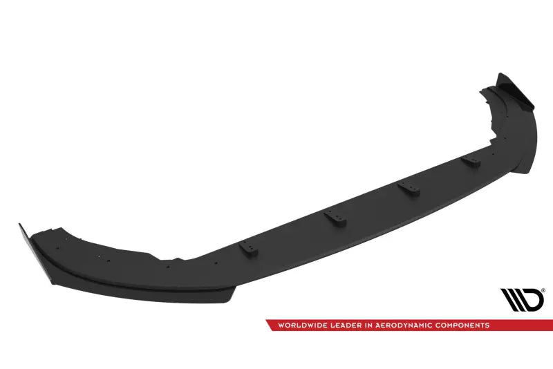 Maxton Design Street Pro Frontlippe für VW Golf 8 Facelift GTI / GTE / R-Line schwarz mit Hochglanz Flaps – Ansicht 4