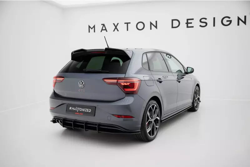 Maxton Design Street Pro Heckdiffusor für VW Polo GTI Mk6 Facelift schwarz – Ansicht 1