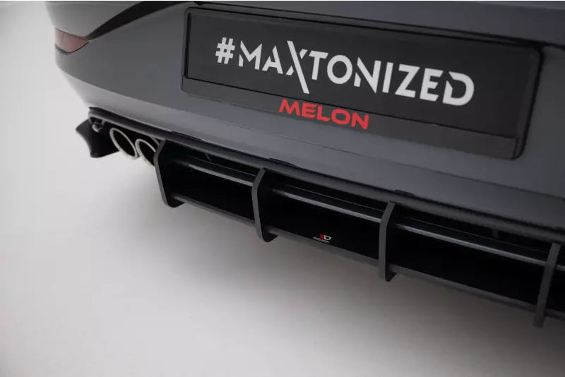 Maxton Design Street Pro Heckdiffusor für VW Polo GTI Mk6 Facelift schwarz – Ansicht 3