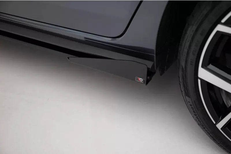 Maxton Design Street Pro Seitenschweller Flaps für VW Polo GTI Mk6 Facelift Hochglanz schwarz – Ansicht 3