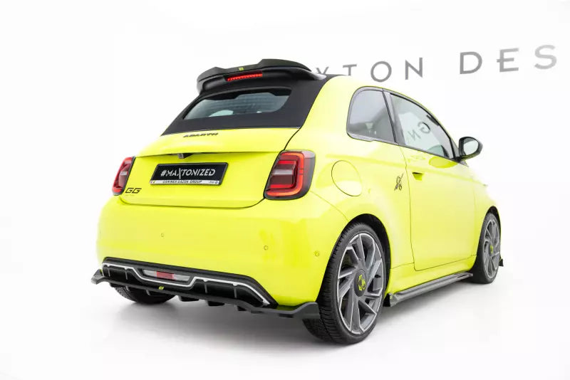 Maxton Design Heckspoiler Lippe für Abarth 500e Hochglanz schwarz – Ansicht 2