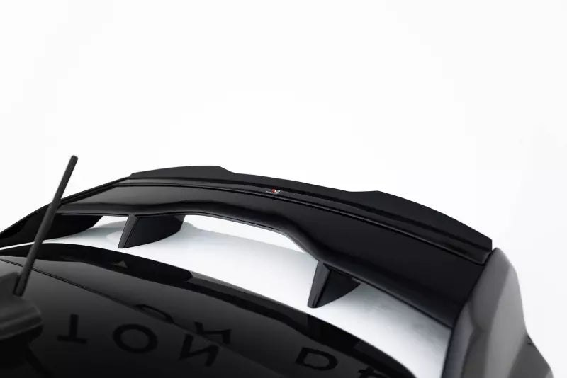 Maxton Design Heckspoiler Lippe für Ford Fiesta ST / ST-Line Mk8 / Mk8 Facelift (für Spoiler FO-FI-8-ST-FH1FP) Hochglanz schwarz – Ansicht 3
