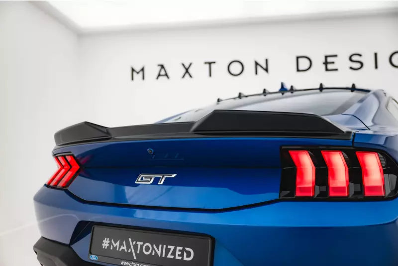 Maxton Design Heckspoiler 3D für Ford Mustang GT Mk7 Hochglanz schwarz – Ansicht 1