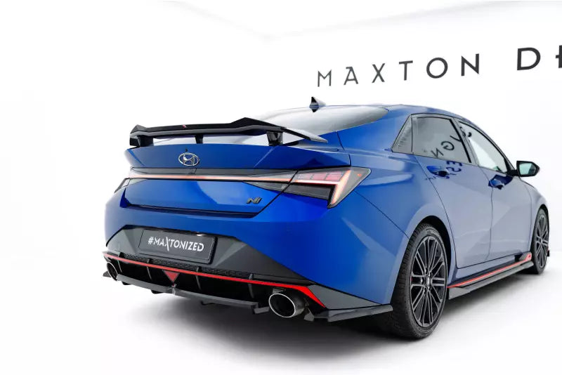 Maxton Design Heckspoiler Lippe für Hyundai Elantra N Mk7 Hochglanz schwarz – Ansicht 2