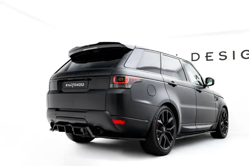 Maxton Design Heckspoiler Lippe für Land Rover Range Rover Sport Mk2 Hochglanz schwarz – Ansicht 1