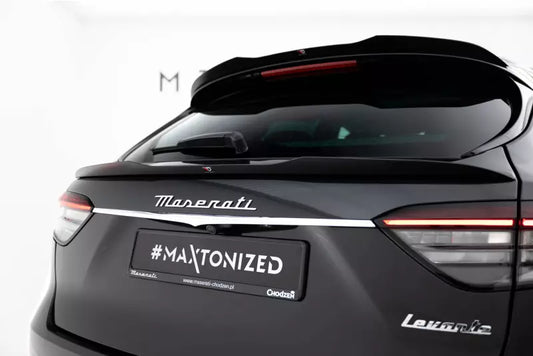 Maxton Design Heckspoiler Lippe (unten) für Maserati Levante GT Mk1 Facelift Hochglanz schwarz – Ansicht 1