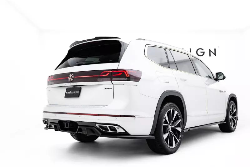 Maxton Design Heckspoiler Lippe für VW Atlas R-Line Mk1 Facelift 2 Hochglanz schwarz – Ansicht 2