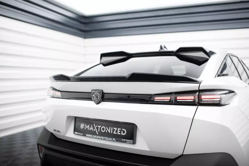 Maxton Design Heckspoiler 3D V.2 für Peugeot 408 Mk1 Hochglanz schwarz – Ansicht 1