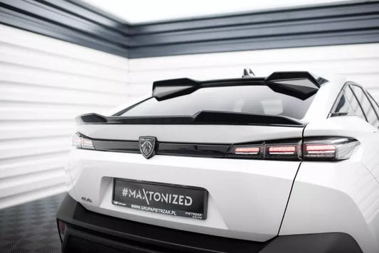 Maxton Design Heckspoiler 3D V.2 für Peugeot 408 Mk1 Hochglanz schwarz – Ansicht 1