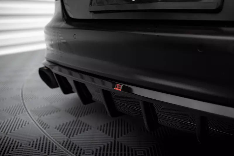 Maxton Design Heckdiffusor für Audi S7 C7 Hochglanz schwarz – Ansicht 2