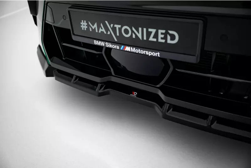 Maxton Design Frontlippe V.1 für BMW X6M F96 Facelift Hochglanz schwarz – Ansicht 3