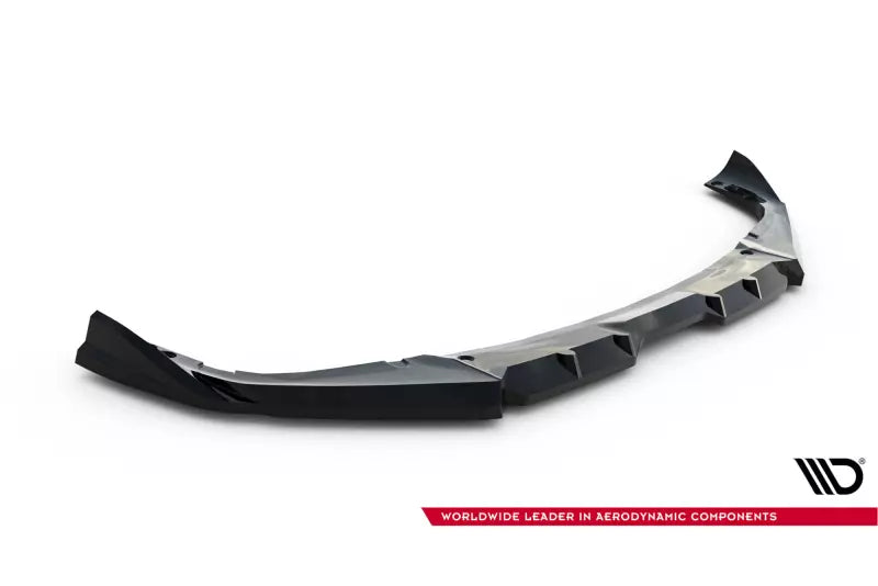 Maxton Design Frontlippe V.1 für BMW X6M F96 Facelift Hochglanz schwarz – Ansicht 4