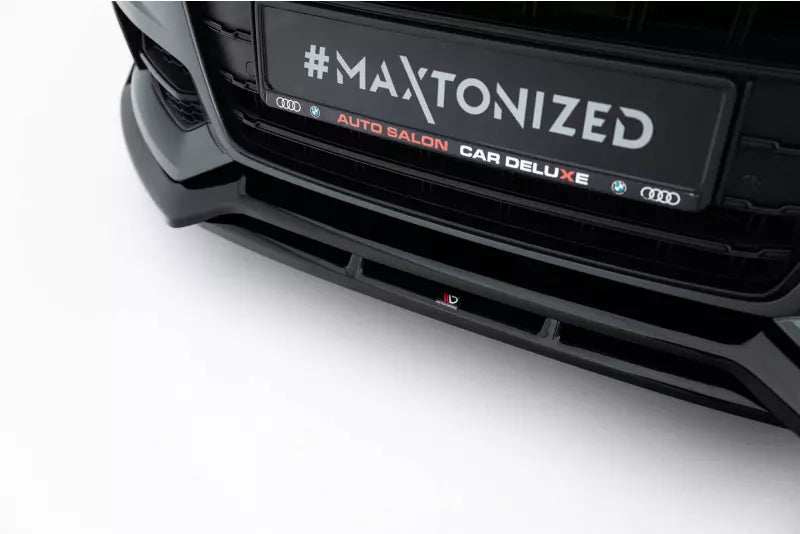 Maxton Design Frontlippe V.3 für Audi A6 / A6 C7 S-Line / S6 C7 Facelift Hochglanz schwarz – Ansicht 3