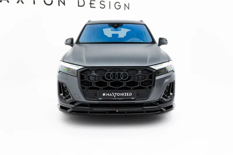 Maxton Design Frontlippe für Audi Q7 S-Line Mk2 Facelift 2 (2023-) Hochglanz schwarz – Ansicht 2