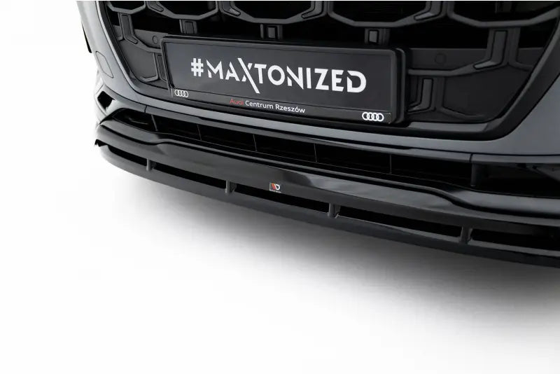 Maxton Design Frontlippe für Audi Q7 S-Line Mk2 Facelift 2 (2023-) Hochglanz schwarz – Ansicht 3