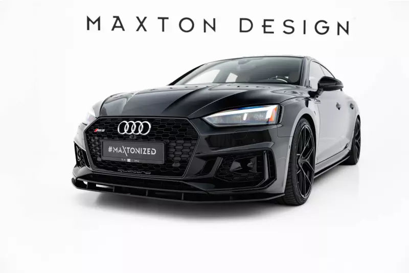 Maxton Design Street Pro Frontlippe für Audi RS5 Coupe / Sportback F5 schwarz – Ansicht 1