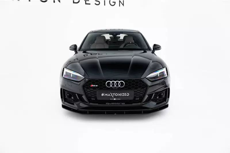Maxton Design Street Pro Frontlippe für Audi RS5 Coupe / Sportback F5 schwarz – Ansicht 2