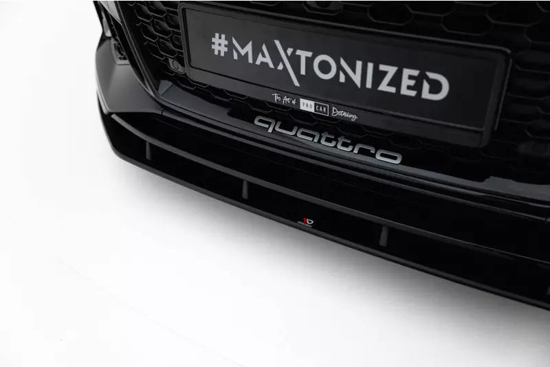 Maxton Design Street Pro Frontlippe für Audi RS5 Coupe / Sportback F5 schwarz – Ansicht 3
