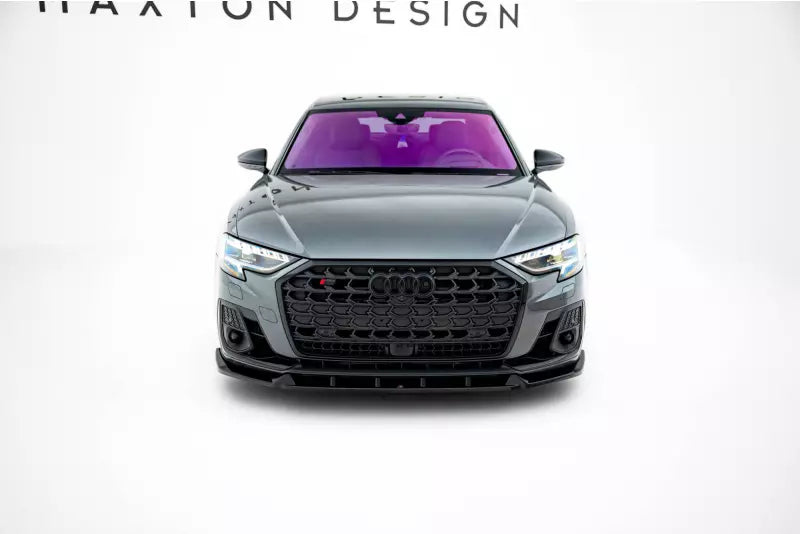 Maxton Design Frontlippe V.2 für Audi S8 / A8 S-Line D5 Facelift Hochglanz schwarz – Ansicht 2