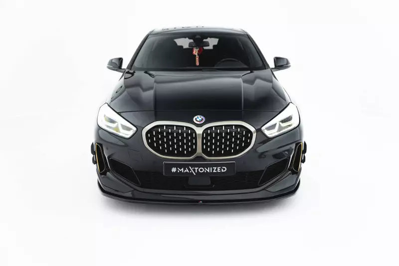 Maxton Design Frontlippe für BMW M135i M-Performance F40 Hochglanz schwarz – Ansicht 2
