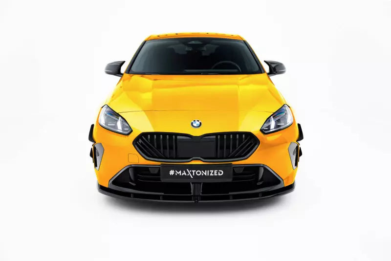 Maxton Design Frontlippe V.1 für BMW 1er M-Paket F70 Hochglanz schwarz – Ansicht 2