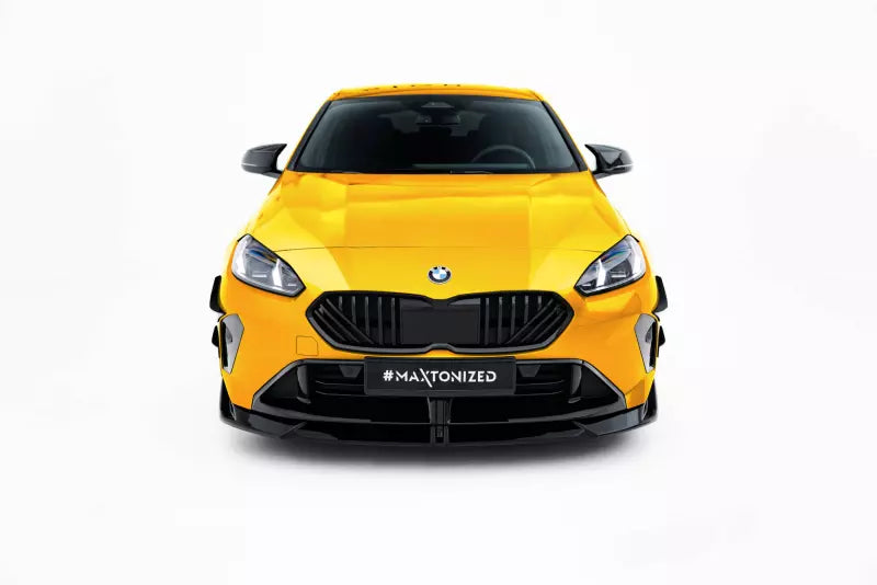 Maxton Design Frontlippe V.2 für BMW 1er M-Paket F70 Hochglanz schwarz – Ansicht 2