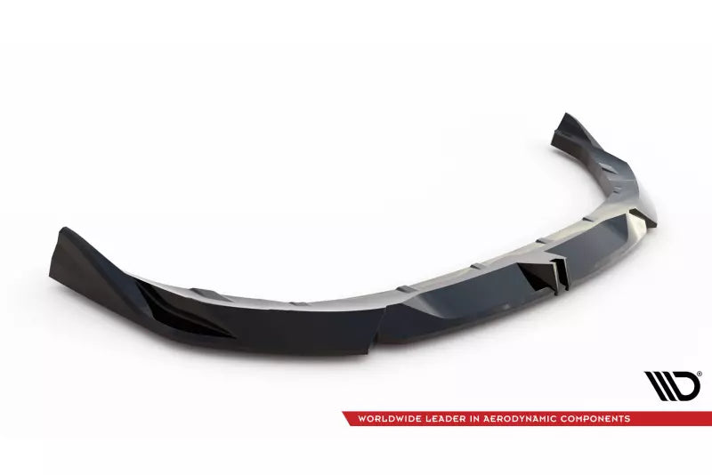 Maxton Design Frontlippe V.2 für BMW 1er M-Paket F70 Hochglanz schwarz – Ansicht 4