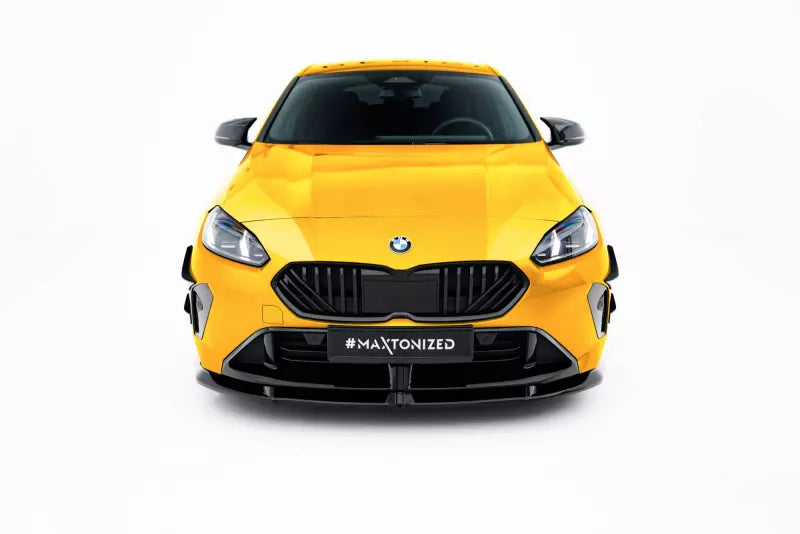Maxton Design Frontlippe V.3 für BMW 1er M-Paket F70 Hochglanz schwarz – Ansicht 2
